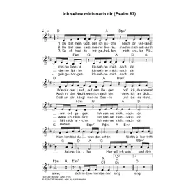 Produktbild des Artikels Ich sehne mich nach dir (Psalm 63) (Noten - Download)