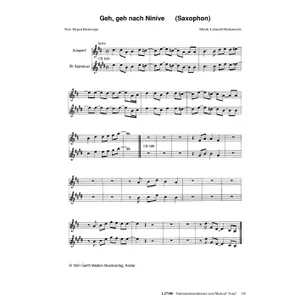 Produktbild des Artikels Jona Singspiel für Kinder (Saxophon/Gitarre) (Noten - Download)