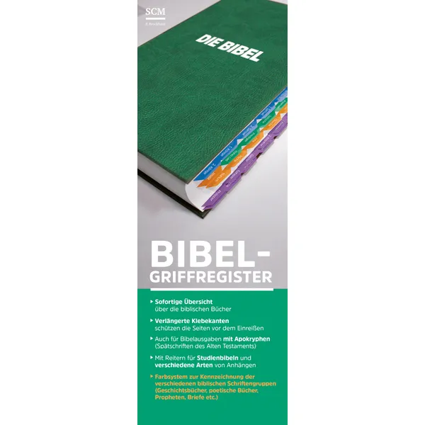 Produktbild des Artikels Bibel-Griffregister mit Farbsystem ()