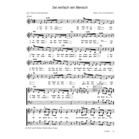 Produktbild des Artikels Sei einfach ein Mensch (Noten - Download)