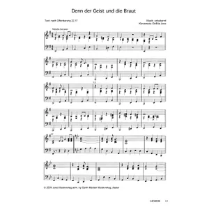 Produktbild des Artikels Denn der Geist und die Braut (Noten - Download)