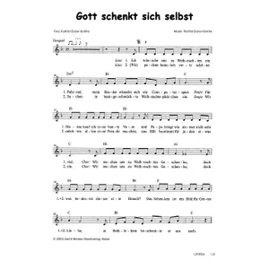 Produktbild des Artikels Gott schenkt sich selbst (Noten - Download)