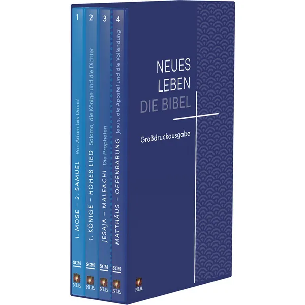 Produktbild des Artikels Neues Leben. Die Bibel, Großdruckausgabe in 4 Bänden (Bibel - Hardcover)