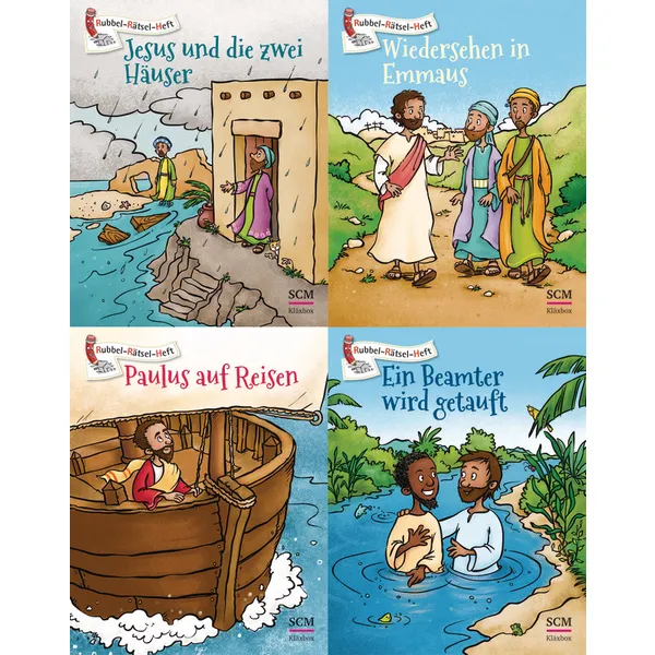 Produktbild des Artikels Set 2 - Rubbelhefte (4 Hefte) (Buch - Geheftet)