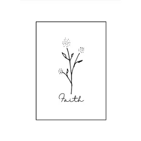 Produktbild des Artikels Poster A3 "Faith" ()