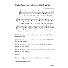 Produktbild des Artikels Viele Menschen können viele Sachen (Noten - Download)