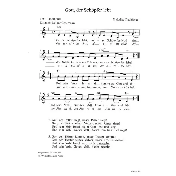 Produktbild des Artikels Gott, der Schöpfer lebt (Noten - Download)