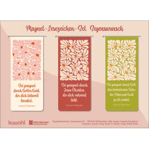 Produktbild des Artikels Magnet-Lesezeichen-Set: Segenswunsch (Schreibwaren)