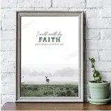 Stimmungsbild zu Poster: Walk by faith - A3
