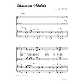 Produktbild des Artikels Ein Lied, es kann wie Flügel sein (Noten - Download)