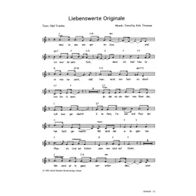 Produktbild des Artikels Liebenswerte Originale (Noten - Download)