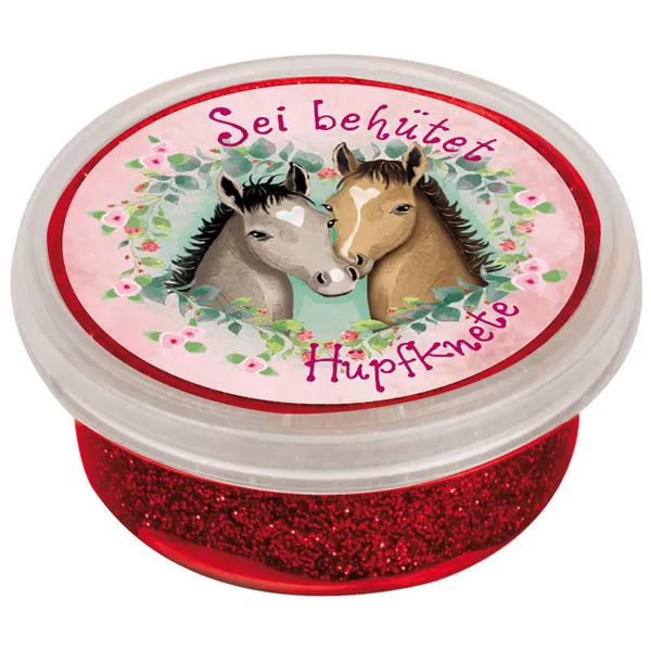 Produktbild des Artikels Springknete: Sei behütet (Pferde) - mit Glitzer ()