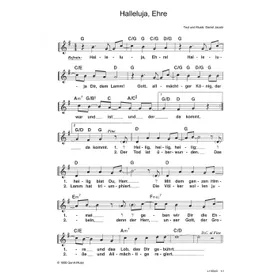 Produktbild des Artikels Halleluja, Ehre (Noten - Download)