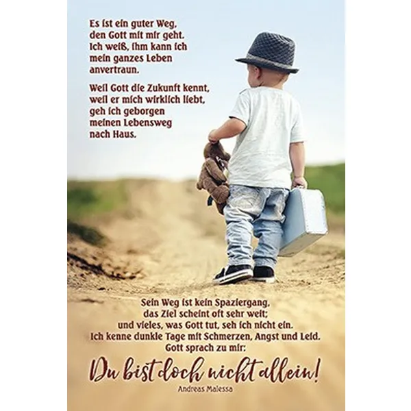 Produktbild des Artikels Faltkarte: Es ist ein guter Weg - Neutral (Schreibwaren)