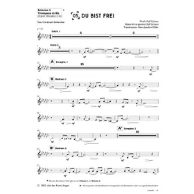 Produktbild des Artikels Du bist frei (2. Trompete in Bb) (Noten - Download)