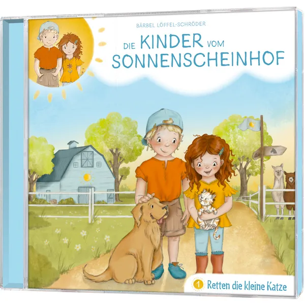 Produktbild des Artikels Die Kinder vom Sonnenscheinhof retten die kleine Katze - Folge 1 (Hörbuch/Hörspiel - CD)