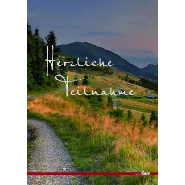 Produktbild des Artikels Grußkarte - Herzliche Teilnahme (Schreibwaren)