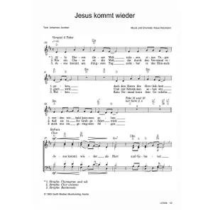 Produktbild des Artikels Jesus kommt wieder (Noten - Download)