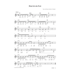 Produktbild des Artikels Heut ist ein Fest (Noten - Download)