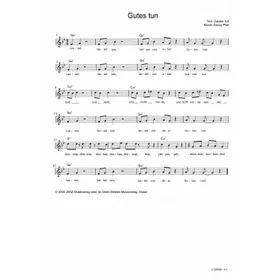 Produktbild des Artikels Gutes tun (Noten - Download)