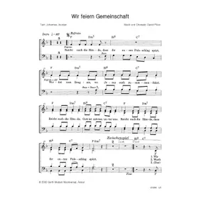 Produktbild des Artikels Wir feiern die Gemeinschaft (Noten - Download)