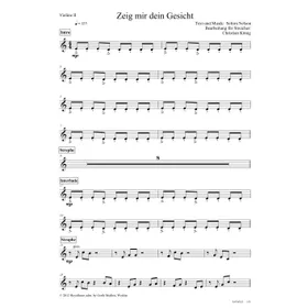 Produktbild des Artikels Zeig mir dein Gesicht (Violine 2) (Noten - Download)
