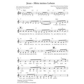 Produktbild des Artikels Jesus Mitte meines Lebens (Noten - Download)