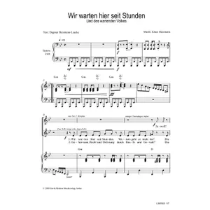 Produktbild des Artikels Wir warten hier seit Stunden (Noten - Download)