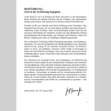 Stimmungsbild zu Gott in der Erfahrung begegnen