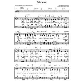 Produktbild des Artikels Vater unser (Noten - Download)