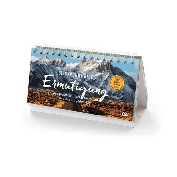 Produktbild des Artikels Blickpunkt Bibel - Ermutigung (Kalender - Spiralbindung)