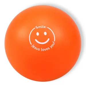 Produktbild des Artikels Softball "Smile - Jesus loves you!" - orange ()