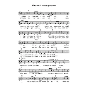 Produktbild des Artikels Was auch immer passiert (Noten - Download)