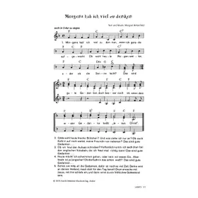 Produktbild des Artikels Morgens hab ich viel zu denken (Noten - Download)