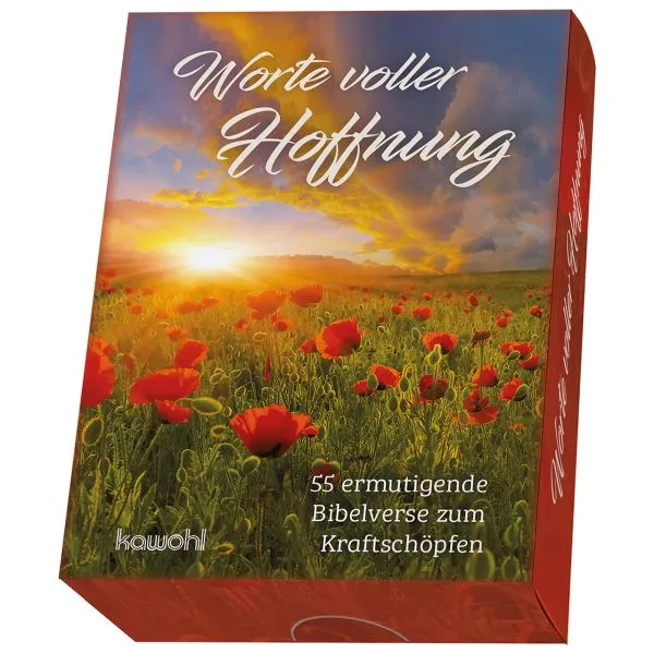 Produktbild des Artikels Karten-Box: Worte voller Hoffnung (Schreibwaren)