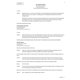 Produktbild des Artikels Die sonderbare Nacht (Szenentexte) (Noten - Download)
