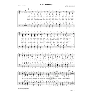 Produktbild des Artikels Via Dolorosa (Noten - Download)