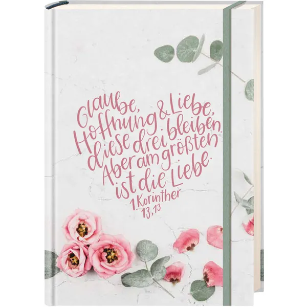 Produktbild des Artikels Notizbuch "Glaube, Hoffnung, Liebe" (Schreibwaren - Hardcover)