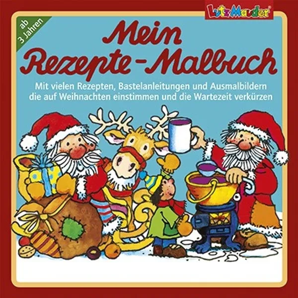 Produktbild des Artikels Mein Rezepte-Malbuch (Buch - Kartoniert)