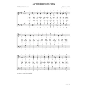 Produktbild des Artikels Auf Bethlehems Feldern (Noten - Download)