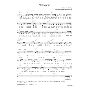 Produktbild des Artikels Vaterland (Noten - Download)