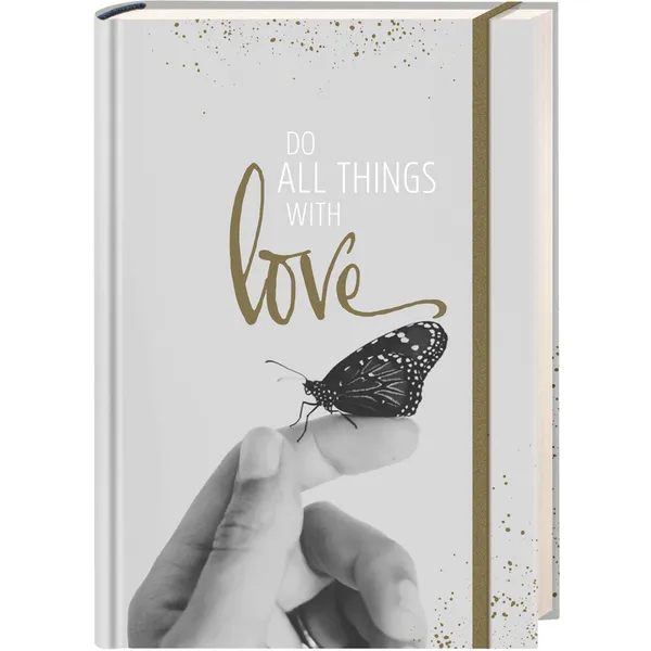 Produktbild des Artikels Notizbuch Grace & Hope - Do all things with love (Schreibwaren - Hardcover)