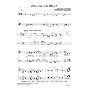 Produktbild des Artikels With Jesus I Can Make It (Noten - Download)