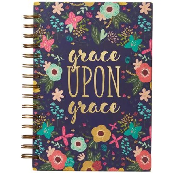 Produktbild des Artikels Notizbuch "Grace upon Grace" (Schreibwaren - Spiralbindung)