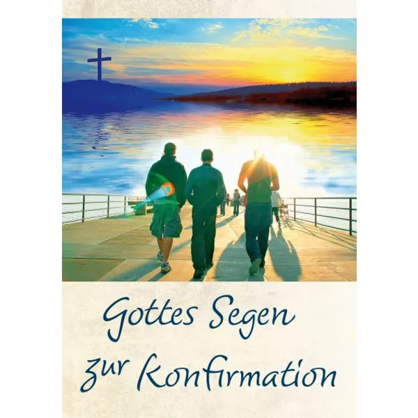 Produktbild des Artikels Gottes Segen zur Konfirmation - Faltkarte (Schreibwaren)