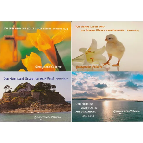 Produktbild des Artikels Kärtchen Ostern - 24 Stück (Schreibwaren)