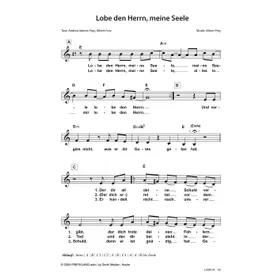 Produktbild des Artikels Lobe den Herrn, meine Seele (Noten - Download)