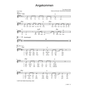 Produktbild des Artikels Angekommen (Noten - Download)