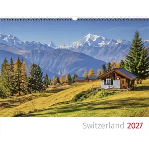 Produktbild des Artikels Schweizer Bergkalender 2027 - Englisch (Kalender - Spiralbindung)