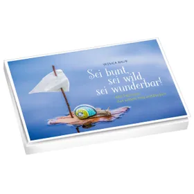 Produktbild des Artikels Postkartenbuch "Sei bunt, sei wild, sei wunderbar!" (Schreibwaren - Kartoniert)